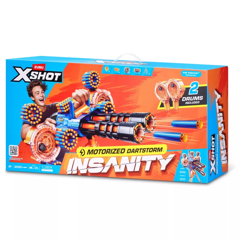 Zuru X-Shot Insanity Series 1 Motorized Dartstorm Blaster