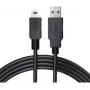 Wacom ACK4090601 3 m USB-A į Micro-USB-B duomenų ir įkrovimo laidas, skirtas STU-530/430, Intuos Pro, Cintiq Pro, One by Wacom – juodas