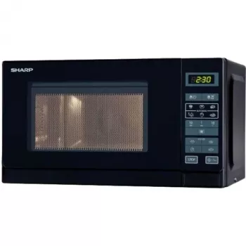 Sharp R-242(BK)W Solo mikrobangų krosnelė - 20 litrų - 800 W - juoda
