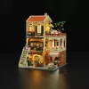 LUMIBRICKS Italian Homestyle Restaurant – 138 dalių, 3 figūrėlės, picos krosnis, lauko terasa
