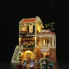 LUMIBRICKS Italian Homestyle Restaurant – 138 dalių, 3 figūrėlės, picos krosnis, lauko terasa