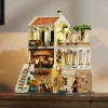 LUMIBRICKS Italian Homestyle Restaurant – 138 dalių, 3 figūrėlės, picos krosnis, lauko terasa