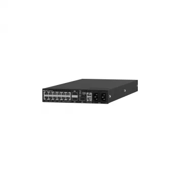 Dell Networking S4112T valdomas 3 lygio (Layer 3) komutatorius su 12x 10GBase-T ir 3x 100GbE QSFP28, 1U pusės pločio montavimui į stelažą