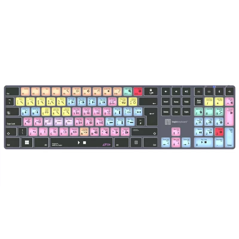Logickeyboard Avid Pro Tools Titan UK PC klaviatūra