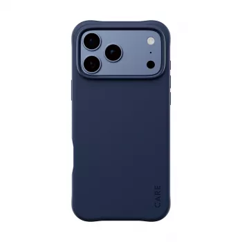 CARE by PanzerGlass Samba dėklas, skirtas iPhone 17/18 Pro Max – itališkai mėlynas, MagSafe, perdirbtas plastikas