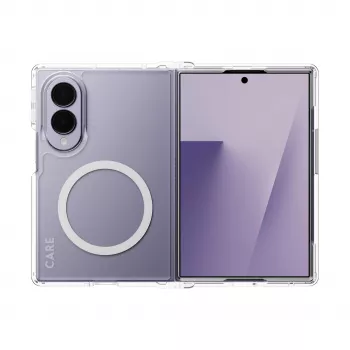 PanzerGlass CARE Urban Combat dėklas Clear with White Qi, skirtas Samsung Galaxy Z Fold5