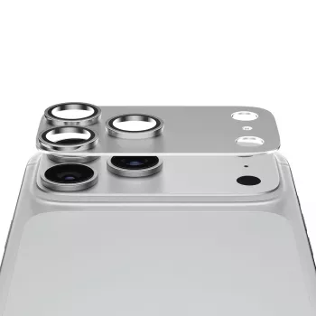 PanzerGlass Fender fotoaparato objektyvo apsauga, skirta iPhone 18 Pro Max – sidabrinė