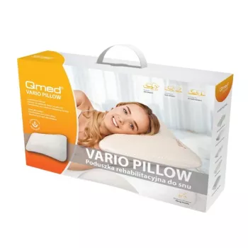MDH VARIO PILLOW profiliuota ortopedinė pagalvė miegui – Memory Foam, Tencel užvalkalas, vidutinio kietumo, kontūrinė kaklo atrama, hipoalerginė