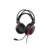 Genesis Neon 614 RGB USB žaidimų ausinės su mikrofonu, juodos