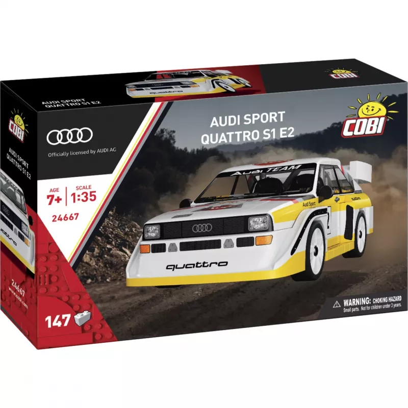 COBI Audi quattro S1 E2 (1:35 mastelio) konstruktorius