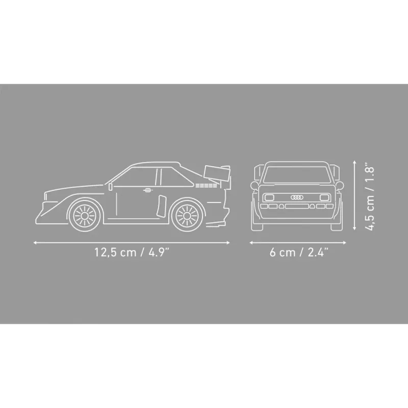 COBI Audi Sport quattro S1 E2 (1985) 1:35 mastelio konstruktorius