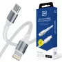 3mk Hyper Cable N-SERIES USB-C į Lightning 3 m PD 3.0 9V/3A 27W baltas