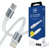 3mk Hyper Cable N-SERIES USB-C į Lightning 3 m PD 3.0 9V/3A 27W baltas