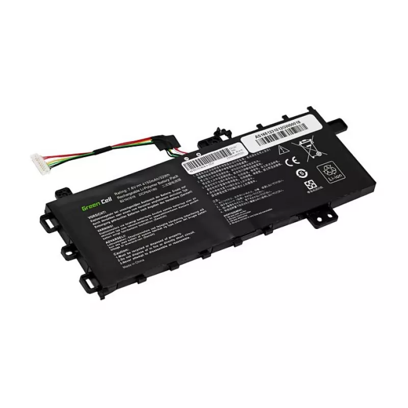 Green Cell AS165 ličio jonų baterija, skirta Asus VivoBook 15 – 7,7 V 48 Wh 6240 mAh, pakeičia B21N1818 C21N1818-1