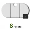 Petlibro Capsule atsarginiai filtrai 8 vnt. - 3 pakopų filtravimas Capsule fontanėliui