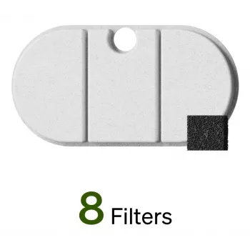 Petlibro Capsule atsarginiai filtrai 8 vnt. - 3 pakopų filtravimas Capsule fontanėliui