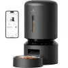 PETLIBRO Granary Wi-Fi automatinis gyvūnų ėdiklis, 5L, išmanus maisto daviklis katėms ir šunims, valdymas programėle, 10 šėrimų per dieną, balso įrašas, nerūdijančio plieno dubuo, juodas