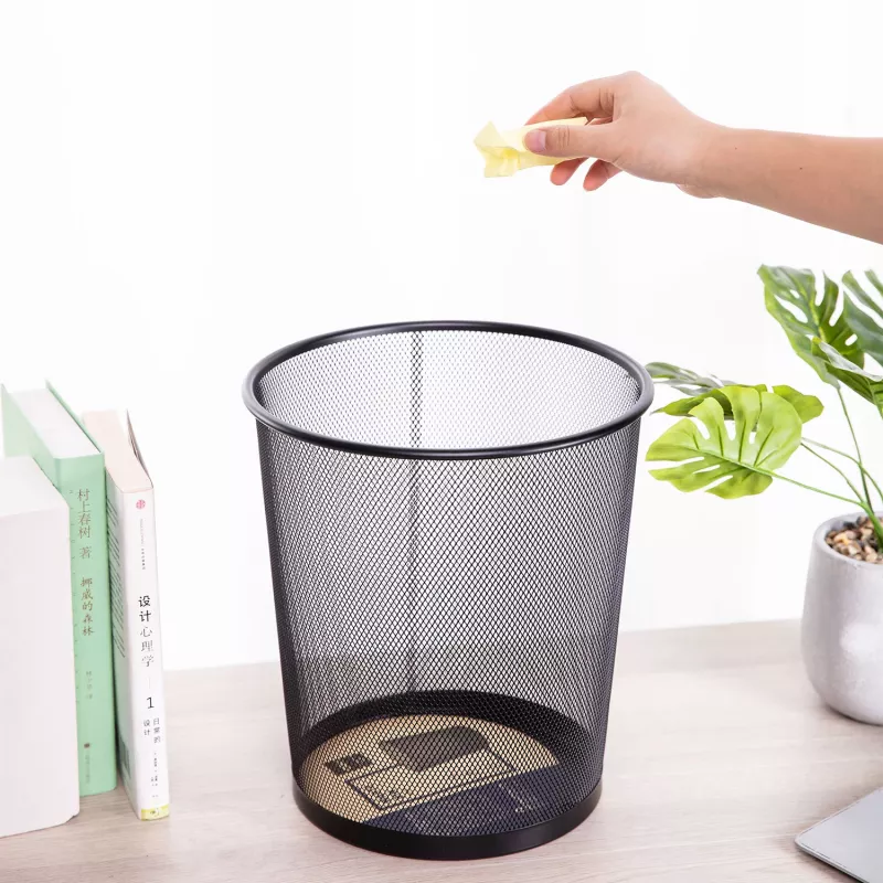 Deli tinklinė šiukšliadėžė 12L juoda