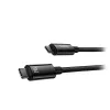 Baseus Tungsten Gold USB-C į USB-C 240W greito įkrovimo laidas 1m juodas