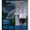 DAHUA BP5E 5MP saulės energija maitinama 4G LTE sukiojama apsaugos kamera su spalvotu naktiniu matymu