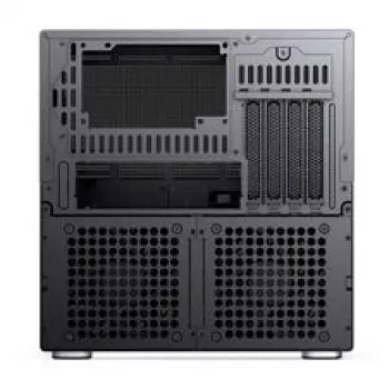 Jonsbo N6 NAS Cube korpusas, Micro-ATX, plienas/tinklelis, juodas