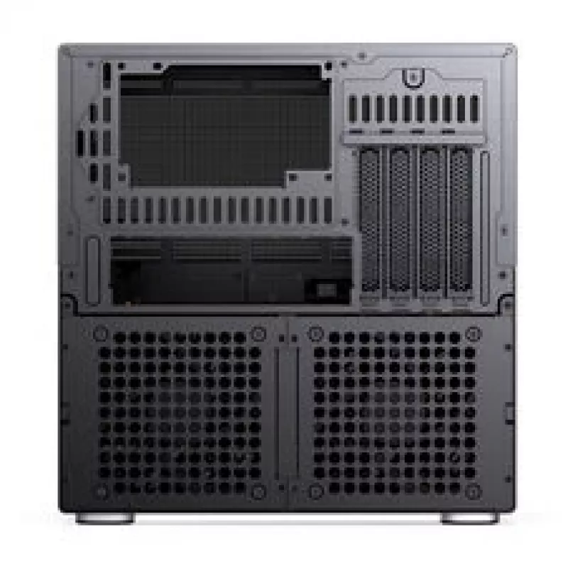 Jonsbo N6 NAS Cube korpusas, Micro-ATX, plienas/tinklelis, juodas