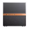 Jonsbo N6 NAS Cube korpusas, Micro-ATX, plienas/tinklelis, juodas