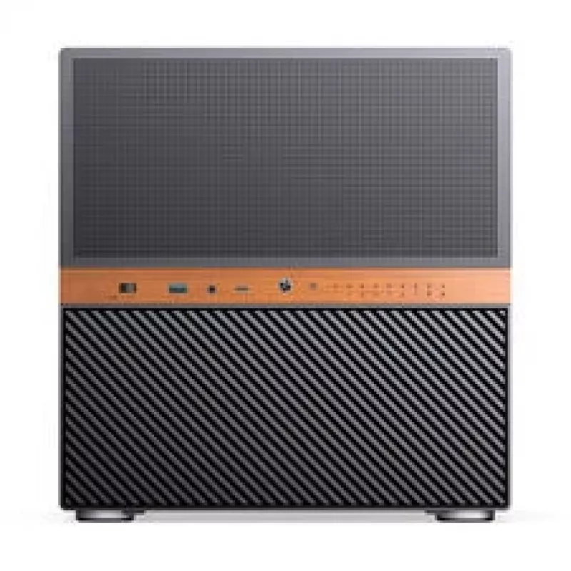 Jonsbo N6 NAS Cube korpusas, Micro-ATX, plienas/tinklelis, juodas