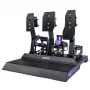 Conspit CPP-Lite 3 pedalų komplektas su apkrovos elemento stabdžiu, Holo efekto akceleratoriumi ir sankaba, CNC aliuminis, USB, PC