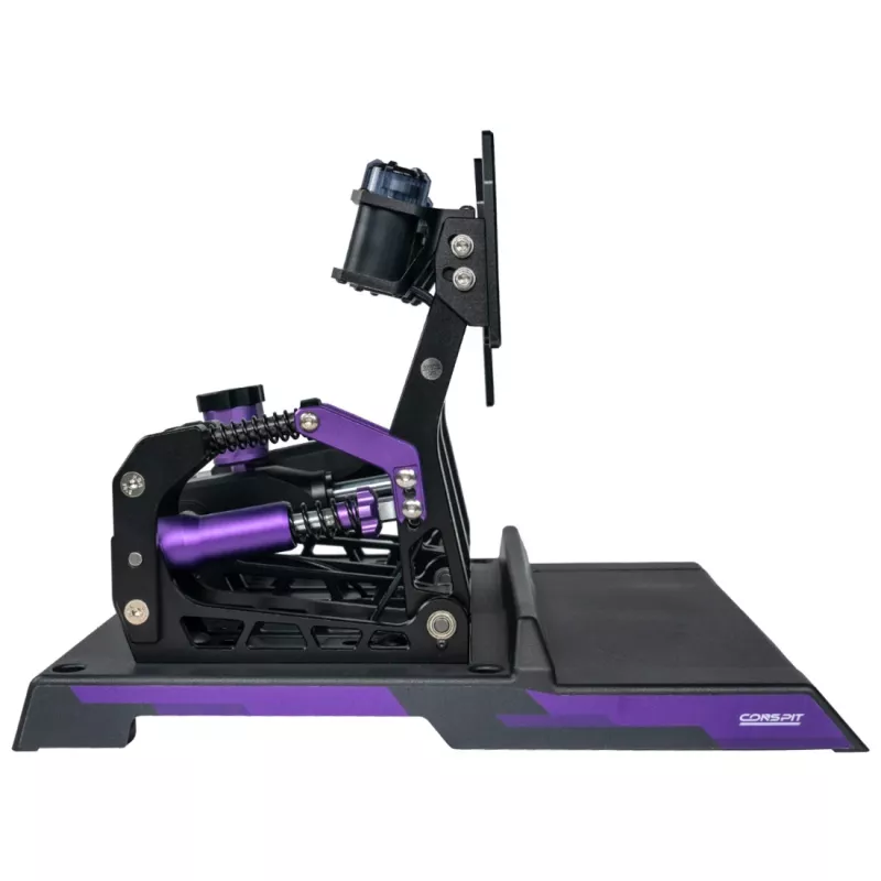 Conspit CPP-Lite 3 pedalų komplektas su apkrovos elemento stabdžiu, Holo efekto akceleratoriumi ir sankaba, CNC aliuminis, USB, PC