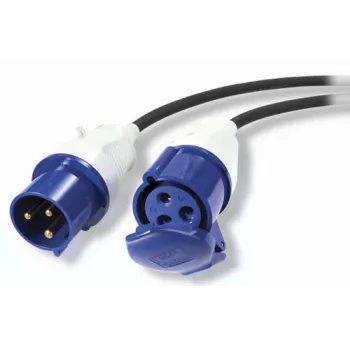 APC Modular IT maitinimo paskirstymo ilgintuvas, 3 laidų, IEC 60309 32A (2P+E) kištukas – lizdas, 230 V, 6 m (PDX332IEC-600)