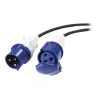 APC Modular IT maitinimo paskirstymo ilgintuvas, 3 laidų, IEC 60309 32A (2P+E) kištukas – lizdas, 230 V, 6 m (PDX332IEC-600)