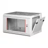 ROLINE 19 colių sieninis spintos Basic Plus 6U, 600x450 mm, pilka