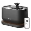 PETLIBRO Dockstream vandens fontanas su programėle katėms ir šunims, 2,5 l, 5 sluoksnių filtracija, itin tylus <30dB, be BPA, juodas