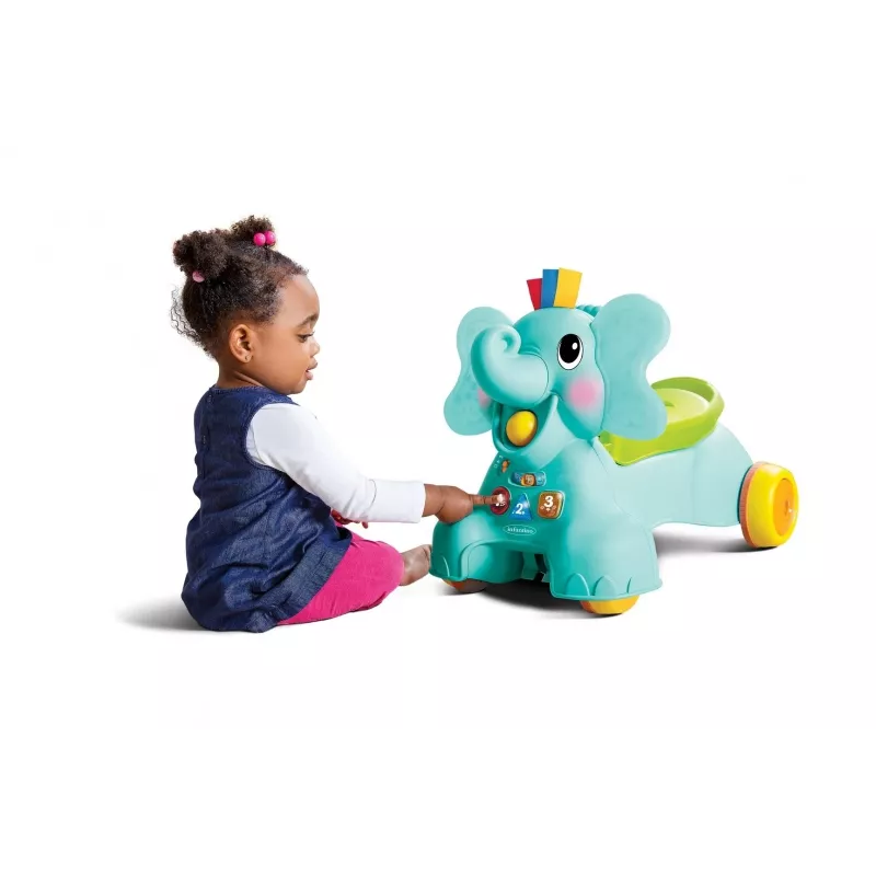 B-KIDS 3-in-1 Sėdėjimo, ėjimo ir važiavimo dramblys by Infantino