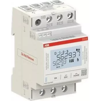 ABB D13 15-M 65 vienfazis elektroninis elektros skaitiklis 65A tiesioginio prijungimo su impulsų išėjimu