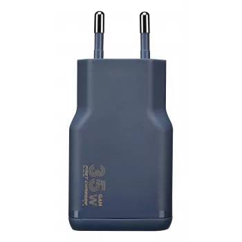 TUCANO ONE POWER KIT 35W GaN įkroviklis su 60W USB-C kabeliu Indigo