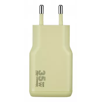 TUCANO ONE POWER KIT 35W GaN įkroviklis su 60W USB-C laidu - Citrus