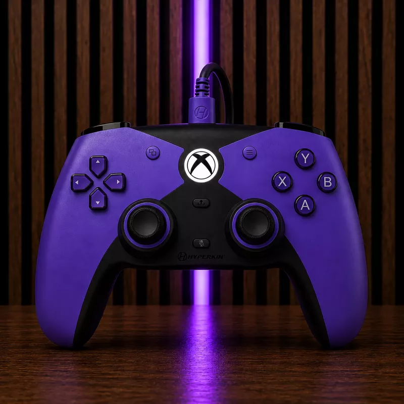 Hyperkin Competitor laidinis valdiklis, skirtas Xbox Series X|S, Xbox One ir PC – violetinis