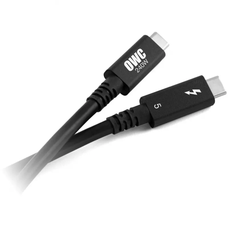 NewerTech OWC Thunderbolt 5 / USB-C laidas (juodas, 2 m)