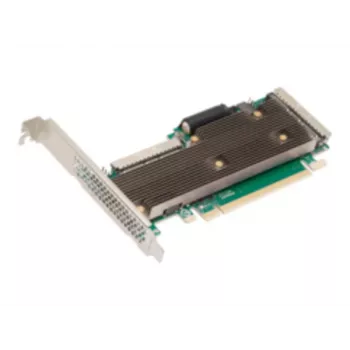 Broadcom MegaRAID 9760W-32i PCIe 5.0 x16 NVMe/SAS RAID valdiklis, 32 vidiniai prievadai, 8GB talpykla, žemo profilio