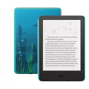 Amazon Kindle Kids 6 colų 16GB E-Reader Ocean Explorer su dangteliu ir 1 metų Amazon Kids+
