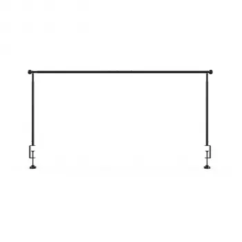 NewGarden Garland Lift saulės energija maitinama LED girlianda, 10 gaublių, 2,5 m, juoda