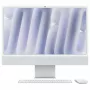 Apple iMac 24 colų sidabrinis M4 8 branduolių CPU 8 branduolių GPU 16GB RAM 512GB SSD vokiška klaviatūra su 1Gb Ethernet