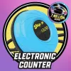 Just Play Skip It Deluxe Petrol – kulkšnies šokinėjimo žaislas su skaitikliu ir mirksinčiomis lemputėmis vaikams nuo 6 metų