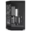 HYTE Y70 Touch juodas Mid Tower korpusas su panoraminiu grūdintu stiklu ir 14,1 colio jutikliniu ekranu, ATX/E-ATX, vertikalia GPU laikikliu