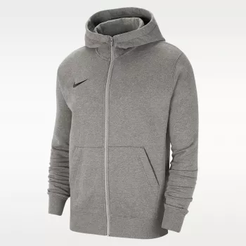 Nike Park 20 Fleece pilno užtrauktuko gobtuvas šviesiai pilkas CW6891 063