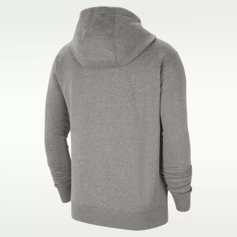 Nike Park 20 Fleece pilno užtrauktuko gobtuvas šviesiai pilkas CW6891 063