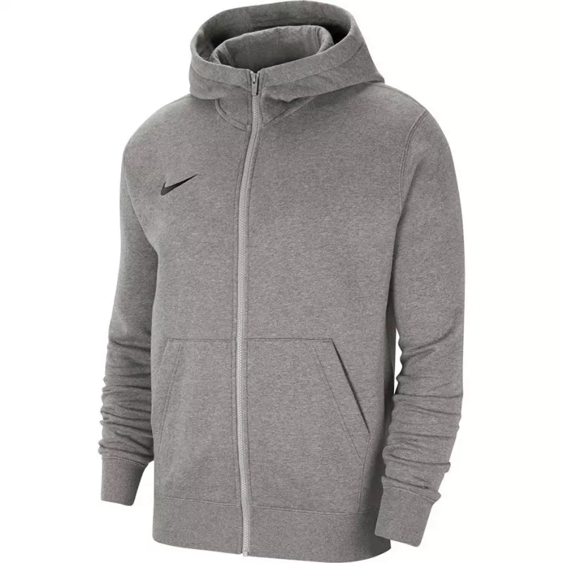 Nike Park 20 Fleece pilno užtrauktuko gobtuvas šviesiai pilkas CW6891 063