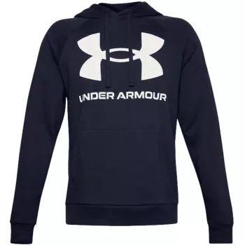 Under Armour vyriškas Rival Fleece Big Logo HD gobtuvas tamsiai mėlynas 1357093 410
